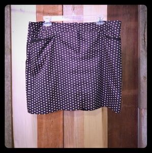 Izod Polka Dot  Skort